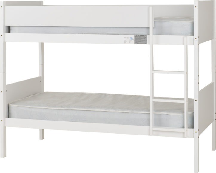 Seconique Bruno 3' Bunk Bed White