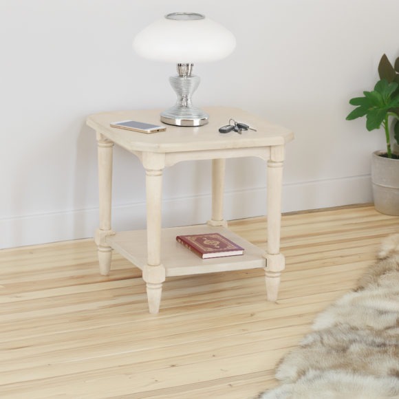 seconique Chantilly Side Table Antique Cream