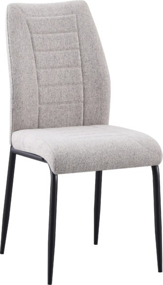 Seconique Chilton Chair (Box Of 4) Grey Fabric