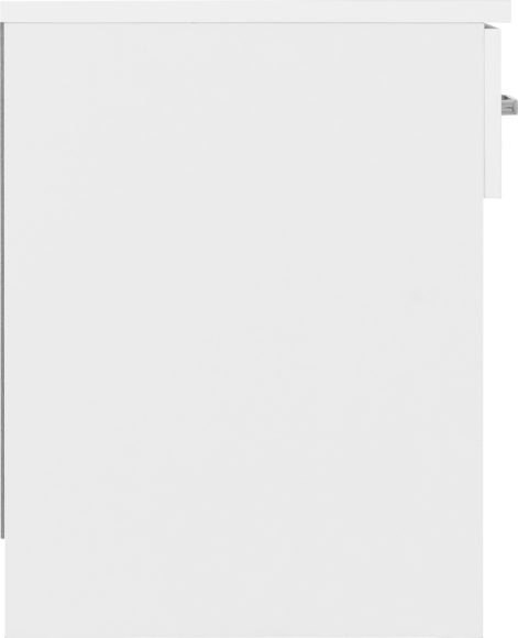 Seconique Dakota 1 Drawer Bedside White