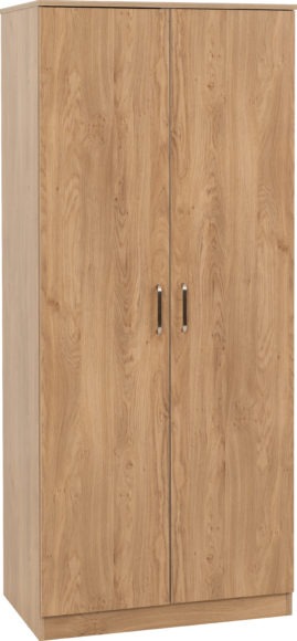 Seconique Dakota 2 Door Wardrobe Oak Effect