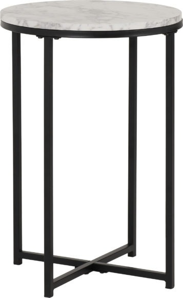 seconique Dallas Side Table Marble/Black
