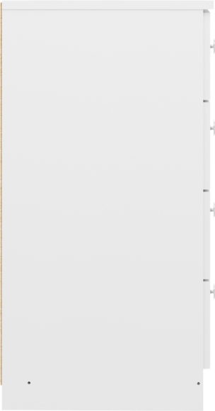 Seconique Denver 4 Drawer Chest White Gloss