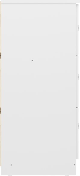 Seconique Denver 6 Drawer Chest White Gloss