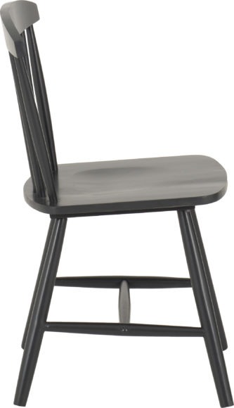 Seconique Emery Chair (Box Of 2) Dark Grey