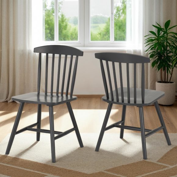 seconique Emery Chair (Box of 2) Dark Grey