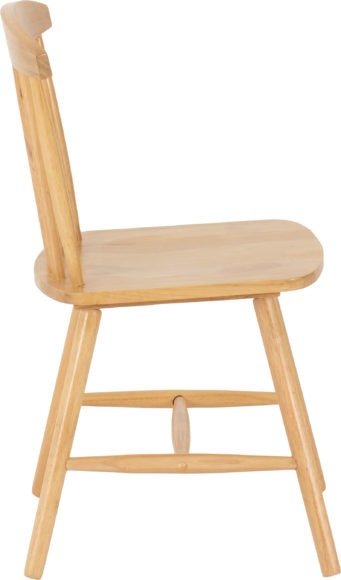 Seconique Emery Chair (Box Of 2) Natural Oak Effect