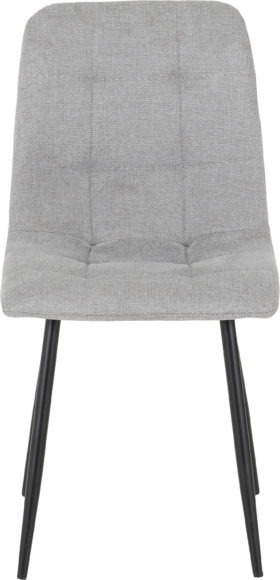 Seconique Fenton Chair (Box Of 2) Light Grey Fabric