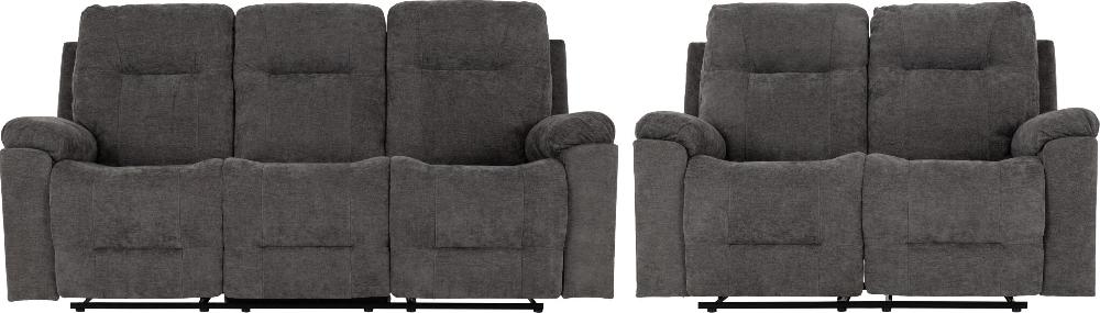 Seconique Guildford 3+2 Recliner Suite Grey Fabric
