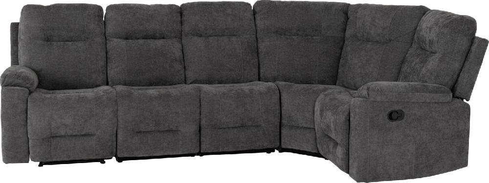 Seconique Guildford Corner Sofa Grey Fabric