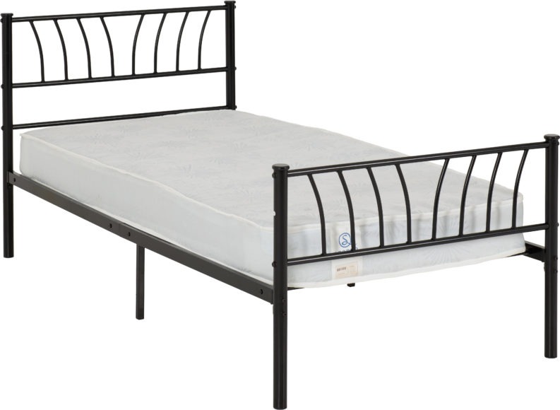 Seconique Harlow 3' Bed Black