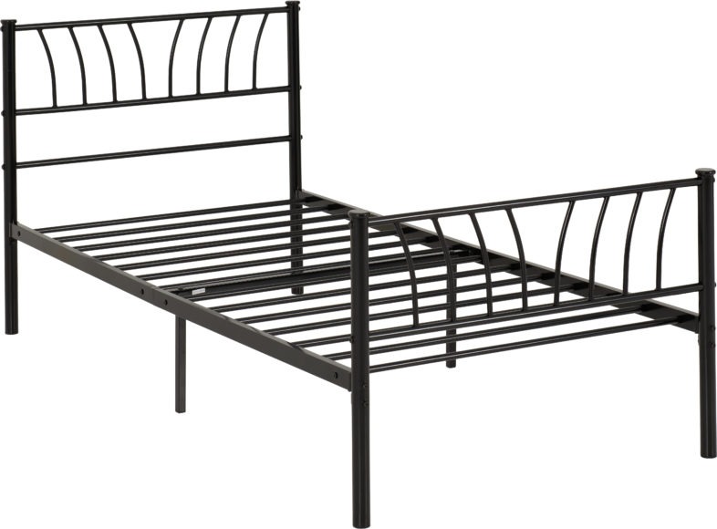 Seconique Harlow 3' Bed Black