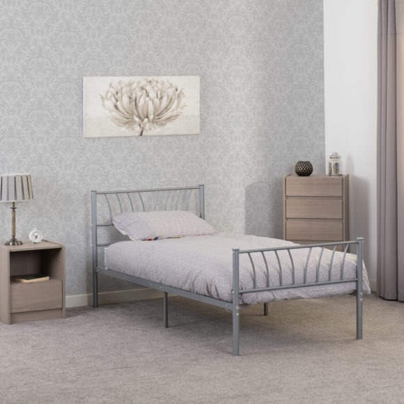 seconique Harlow 3' Bed Silver
