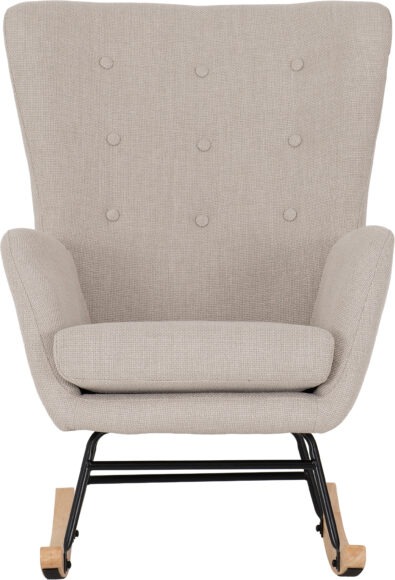 Seconique Hayden Rocking Chair Beige Fabric