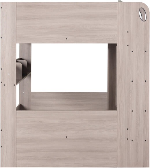 Seconique Hector Small Double Bunk Bed Ash Grey