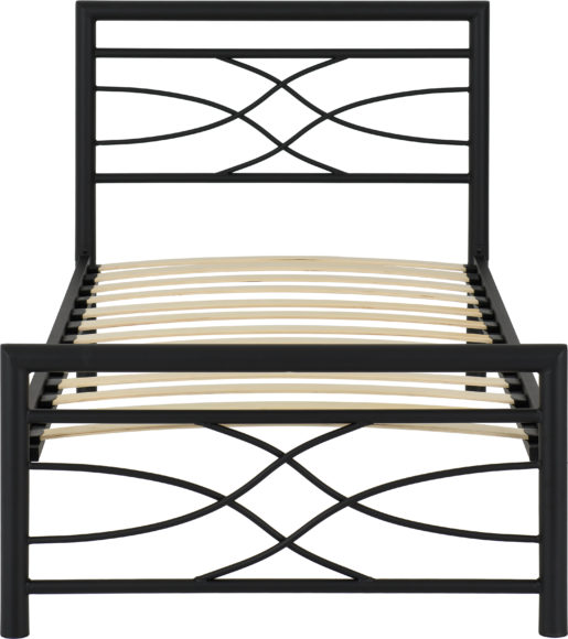 Seconique Kelly 3' Bed Black
