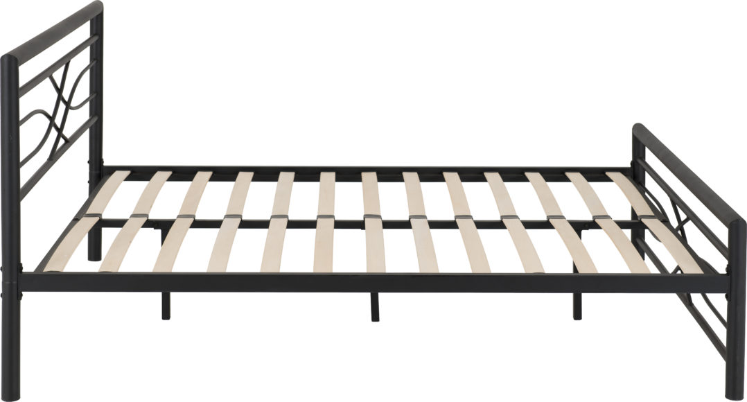 Seconique Kelly 5' Bed Black