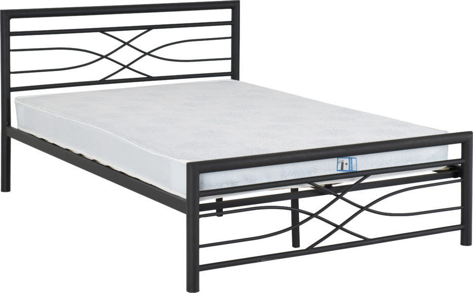 seconique Kelly 5' Bed Black