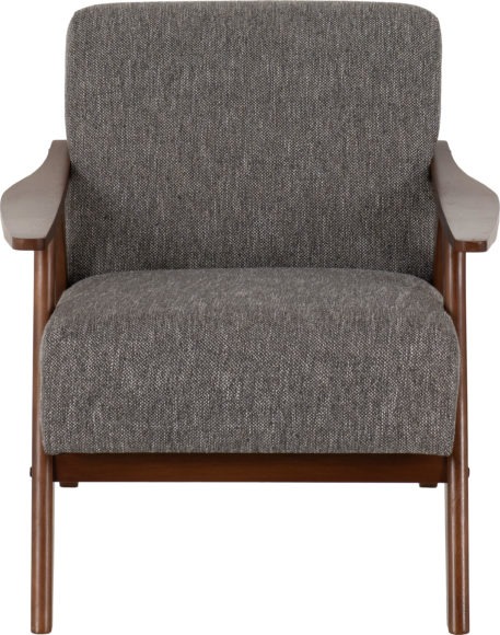 Seconique Kendra Accent Chair Grey Fabric