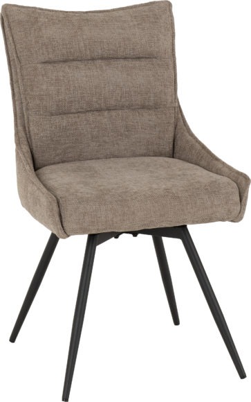 Seconique Lewis Swivel Chair (2 Per Box) Fawn Fabric