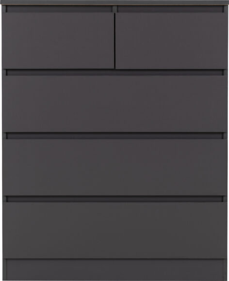 Seconique Malvern 3+2 Drawer Chest Grey