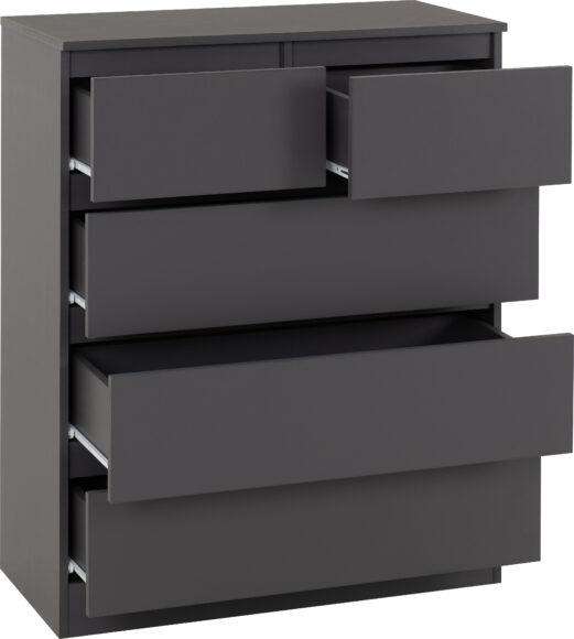 Seconique Malvern 3+2 Drawer Chest Grey