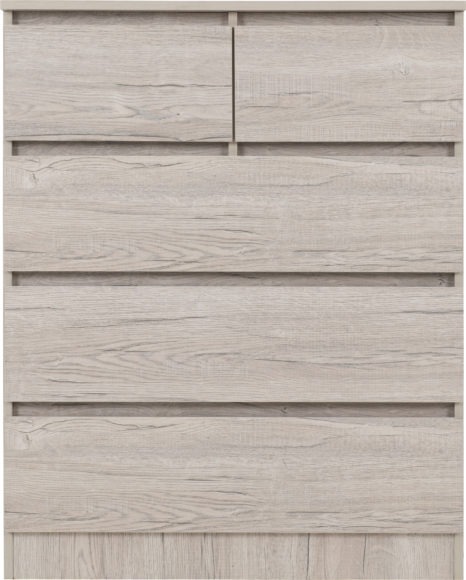 Seconique Malvern 3+2 Drawer Chest Urban Snow