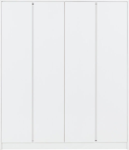 Seconique Malvern 4 Door Wardrobe White