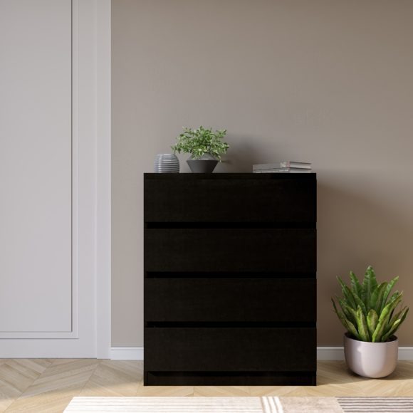 seconique Malvern 4 Drawer Chest Black