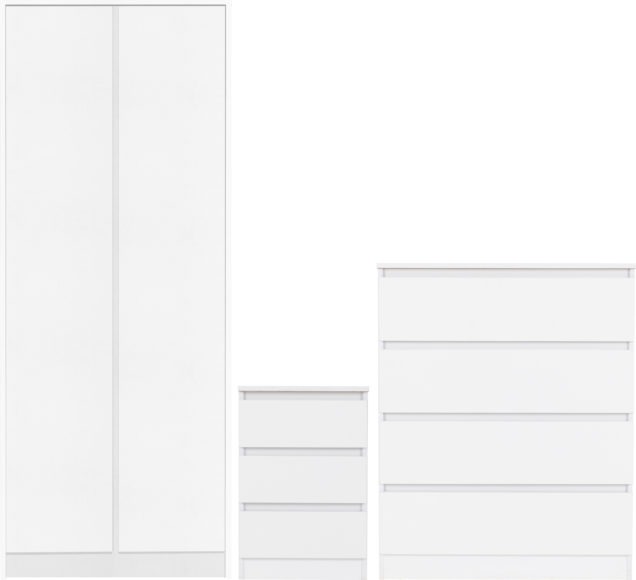 Seconique Malvern Trio White