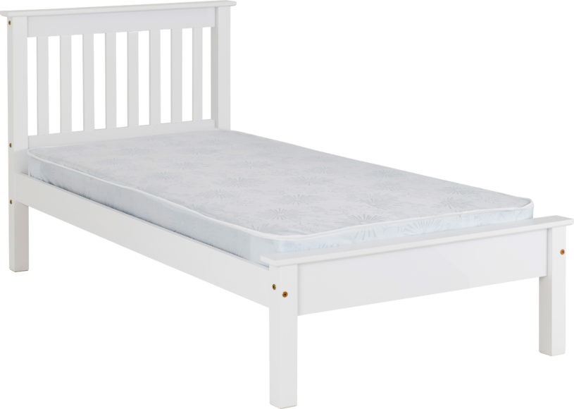 seconique Monaco 3' Bed Low Foot End White