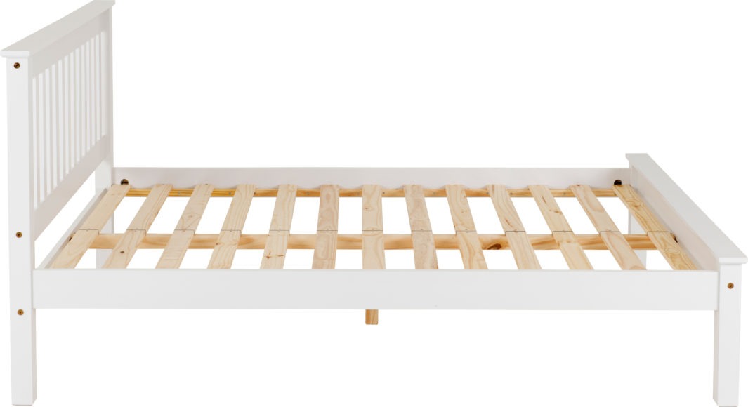 Seconique Monaco 5' Bed Low Foot End White