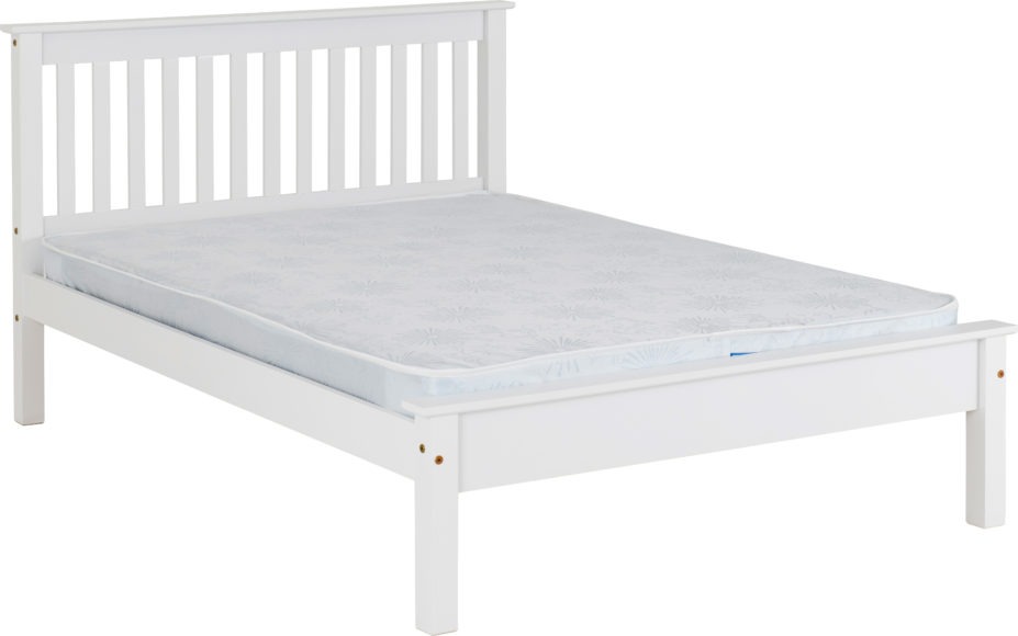 seconique Monaco 5' Bed Low Foot End White