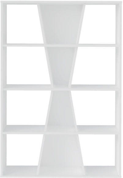 Seconique Naples Medium Bookcase White