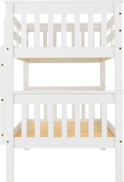 Seconique Neptune 3' Bunk Bed White