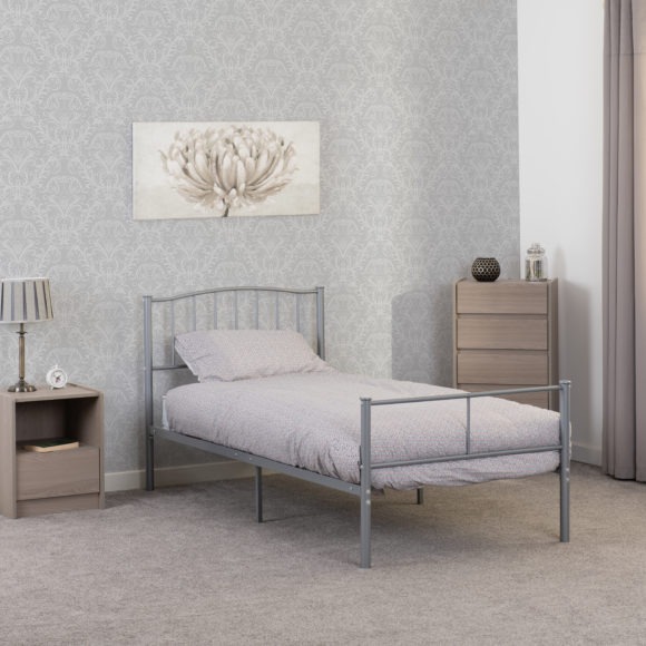 seconique Newton 3' Bed Silver