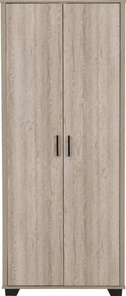 Seconique Oliver 2 Door Wardrobe Light Oak Effect