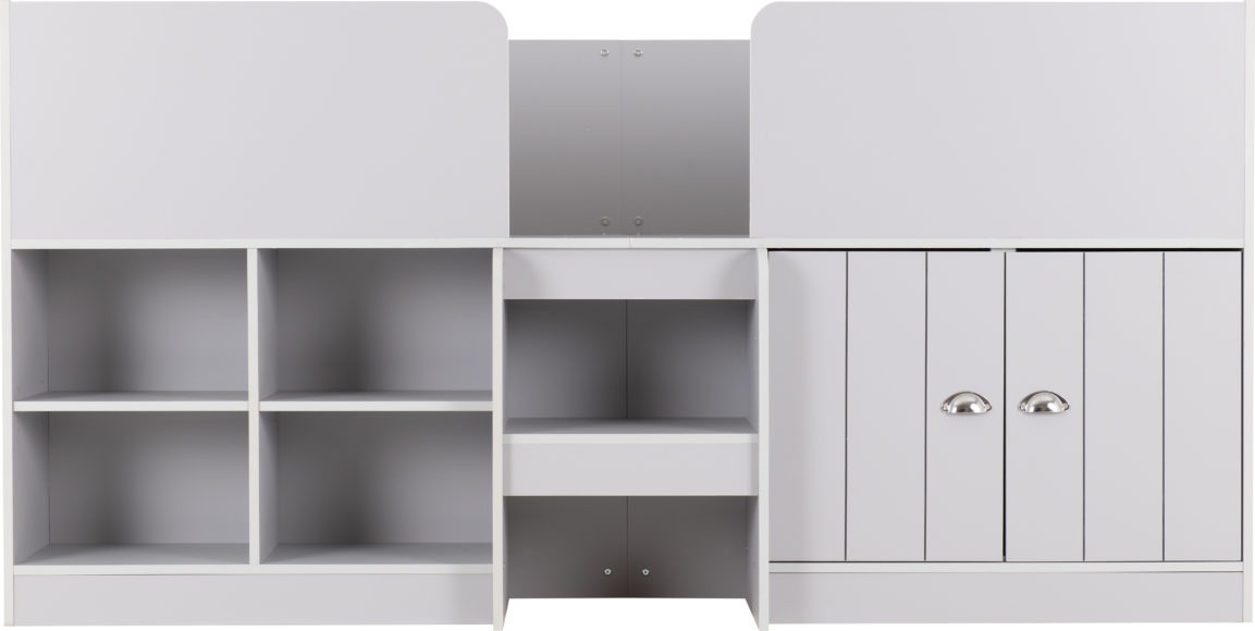 Seconique Orlando Low Sleeper Bed Dove Grey