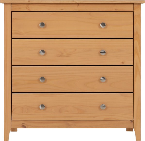 Seconique Oslo 4 Drawer Chest Antique Pine