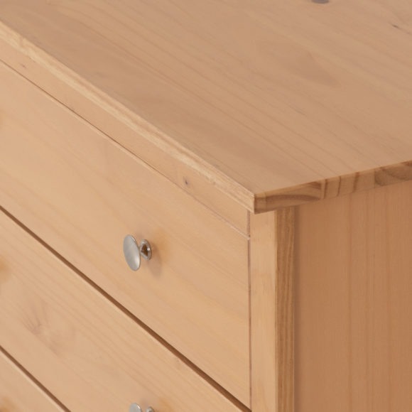 Seconique Oslo 4 Drawer Chest Antique Pine