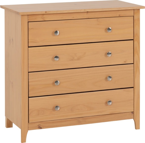 seconique Oslo 4 Drawer Chest Antique Pine