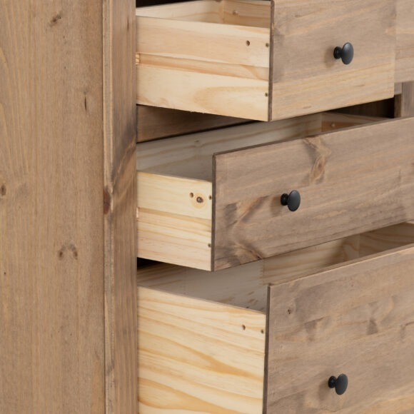 Seconique Panama 2+2 Drawer Chest Natural Wax