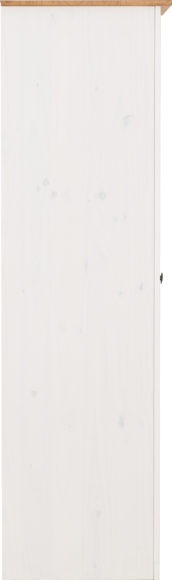 Seconique Panama 2 Door Wardrobe White/Natural Wax