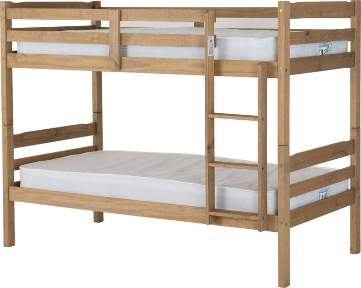 seconique Panama 3' Bunk Bed Natural Wax