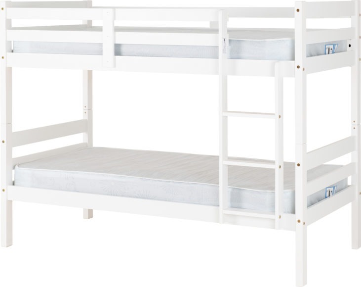 Seconique Panama 3' Bunk Bed White