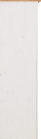 Seconique Panama 3 Door Wardrobe White/Natural Wax