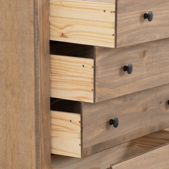 Seconique Panama 4 Drawer Chest Natural Wax