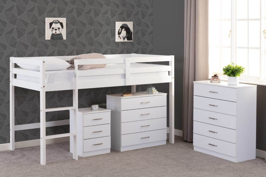 Seconique Panama Mid Sleeper White