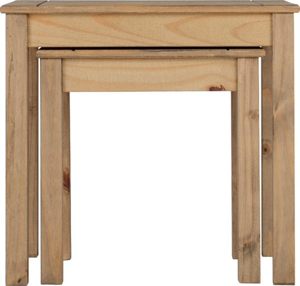 Seconique Panama Nest Of 2 Tables Natural Wax
