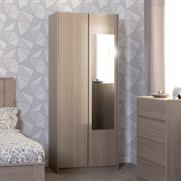 seconique Paris 4'6" Bed Smoked Ash Effect